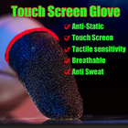 Breathable Game Controller Finger Sleeve For Pubg Sweat Proof Non Scratch
