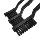 Black Nylon Fiber ESD Antistatic Brushes For Industrial