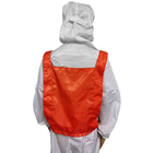 Cleanroom Dust Free ESD High Visibility Safety Vest Conforms To IEC 61340 Standard