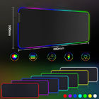 Waterproof Large RGB Gaming Mouse Pads Anti Slip Rubber Base Glowing Led Extended Mouse Pad
