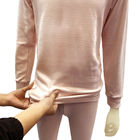 Pink ESD Sweat Absorption Cotton Lycra ESD Anti Static Underwear For Cleanroom
