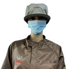 Antistatic Working Uniform Safe ESD Coveralls For Cleanroom Garment