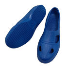 Blue Durable Integrated Molding SPU Material ESD Antistatic Workshop Safety Four Holes Sandals for Cleanroom