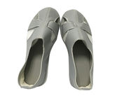 Japanese Style Exquisite Hand Made ESD Footwear White Grey Butterfly Style For Cleanroom