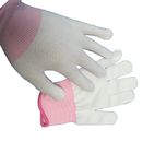 Seamless Polyester Liner Anti Static Gloves , Electrostatic Discharge Gloves