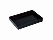 Stackable Black Conductive Plastic Trays Polypropylene For Small Parts Storage