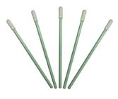 Light Green Cleanroom Consumables Micro Polyester Foam Cleaning Swabs