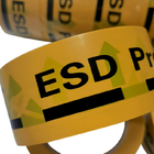 ESD Protected Area Yellow Antistatic PVC Warning Tape Industrial