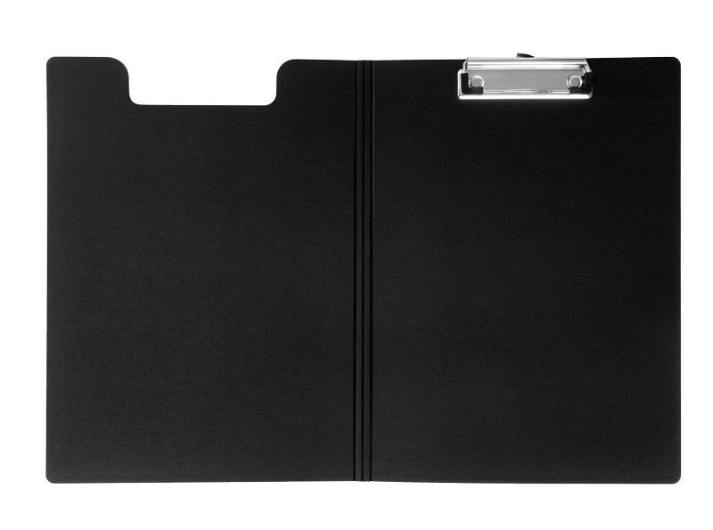 A4 ESD Office Supplies ESD Safe Vertical Foldover Clip Board Black Color