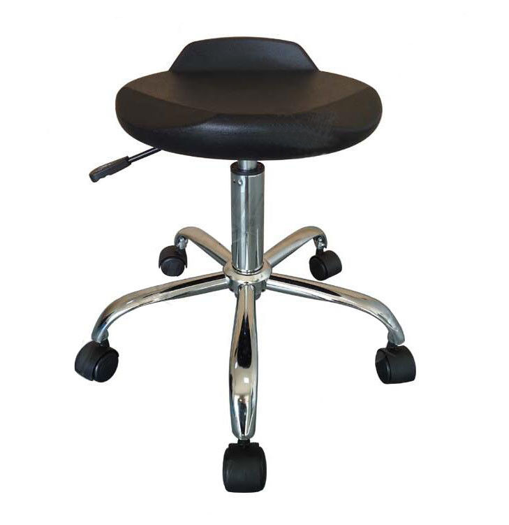 Static Control ESD Safe Chairs w/Short Backrest Puncture Resistant Surface Color Black