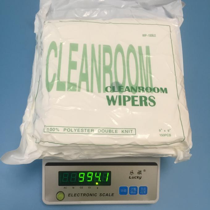 100 Polyester Cleanroom Wipes High Abrasion Resistance RoHS REACH Approve