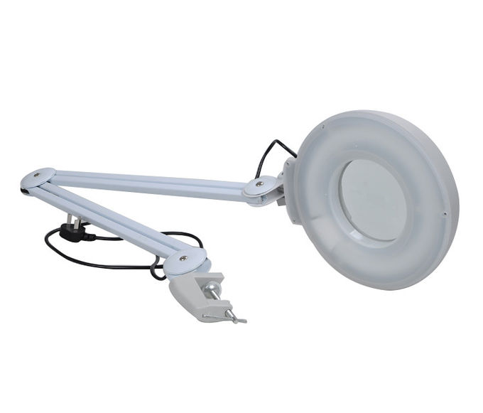 5 Inch Swing Arm Magnifying Lamp Energy Saving SMD Magnifying LED Work