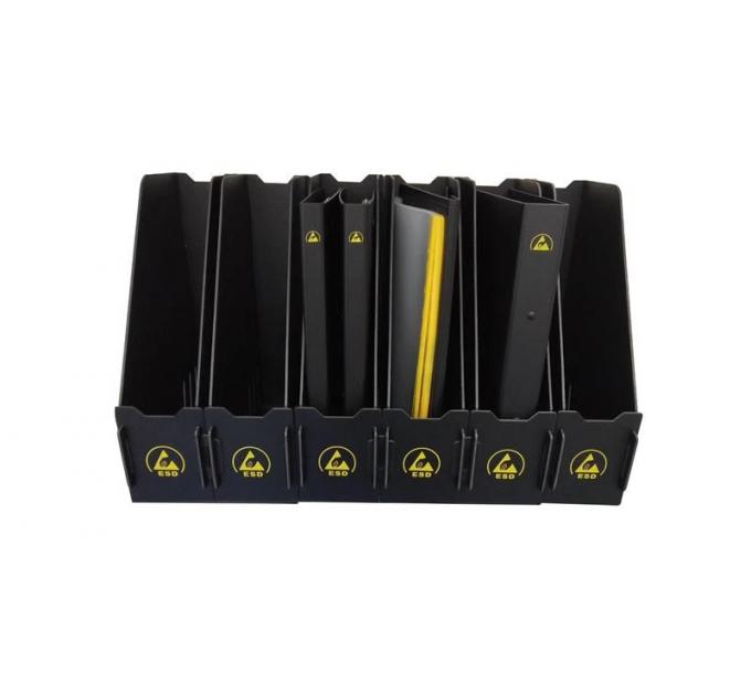Permanent ESD Safe Magazine File Holder With 1 / 2 / 3 Compartments