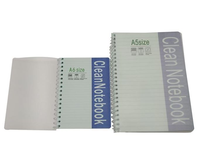 custom cleanroom paper notebook esd safe spiral ruled line custom graph paper notebook