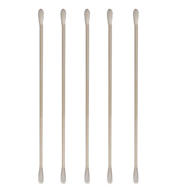 Long Handle Cotton Swabs Cleanroom Consumables 6 Inch Standard Paper