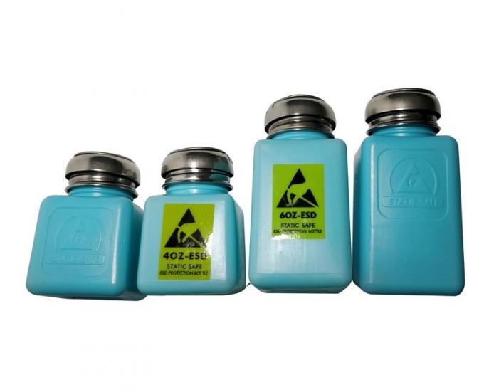 4oz 6oz 8oz ESD Packaging Materials Static Dissipative HDPE Alcohol Bottle