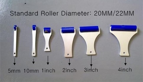 Comfortable Cleanroom Sticky Roller Silcone Rubber DCR Tacky Roller 0