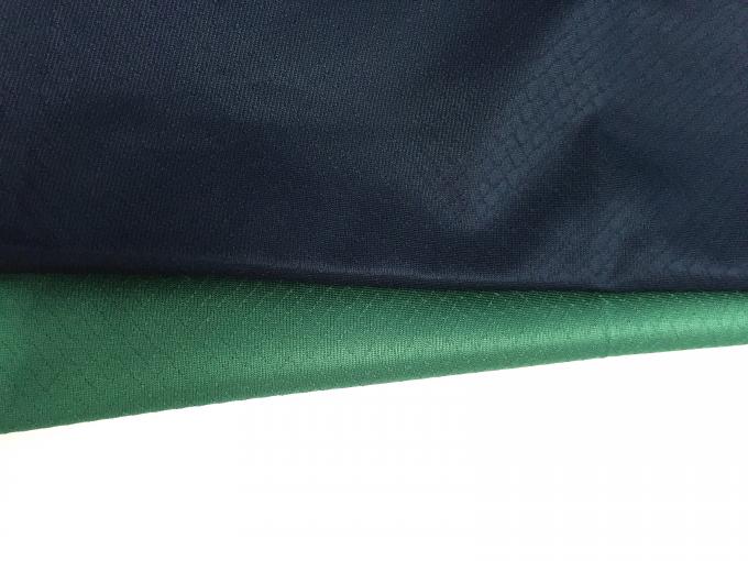 5mm Diamond Pattern Knitted Polyester ESD Fabric Dark Blue 135 GSM Weight 2