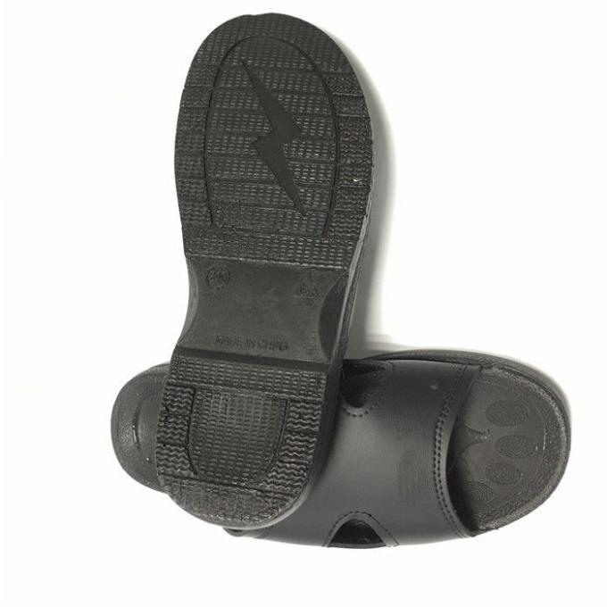 Cleanroom Static Dissipative PU Slippers Black Wear Resistant Size 34# - 46# 0