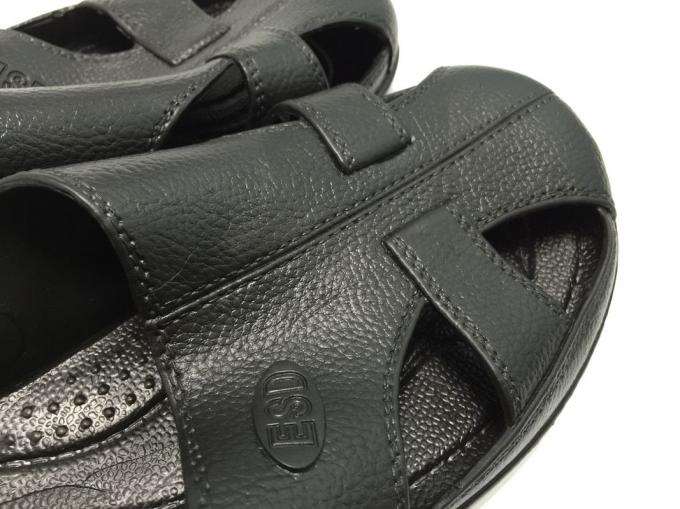 EPA ESD Safety Shoes SPU Sandal Toe Protected 6 Holes Black Blue White Size 36# - 46# 0