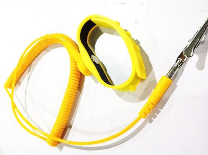 Silicon Anti Static Wristband Coil Cord Dia. 2.5mm Length 2.4m Purple Pink Blue Yellow 2