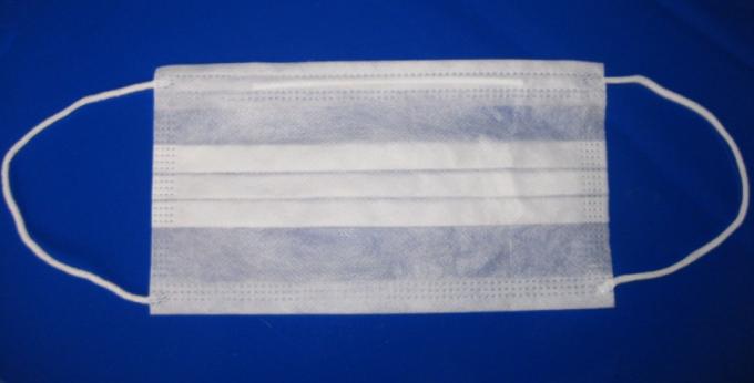 Dust Free Cleanroom Consumables Disposable Face Mask 2 PLY 3 PLY Earloop 0
