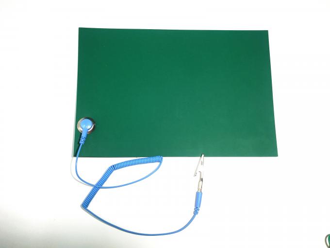 Table Top Or Floor Mats ESD Wrist Strap Grounding Cord Aligator Clips / Snap Ends 4