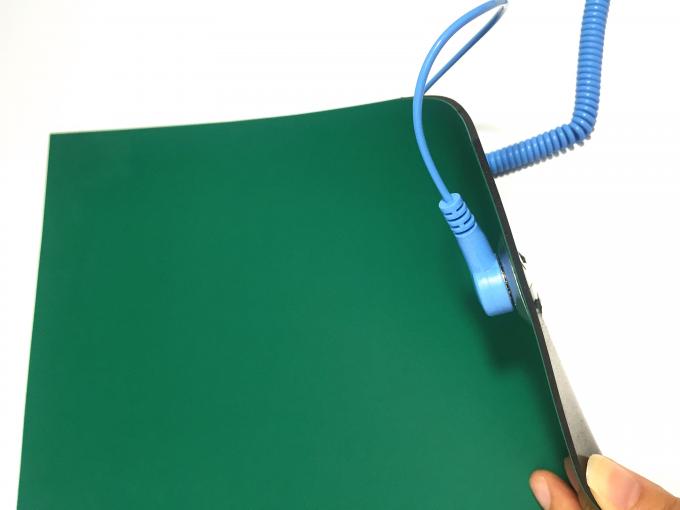 Table Top Or Floor Mats ESD Wrist Strap Grounding Cord Aligator Clips / Snap Ends 5