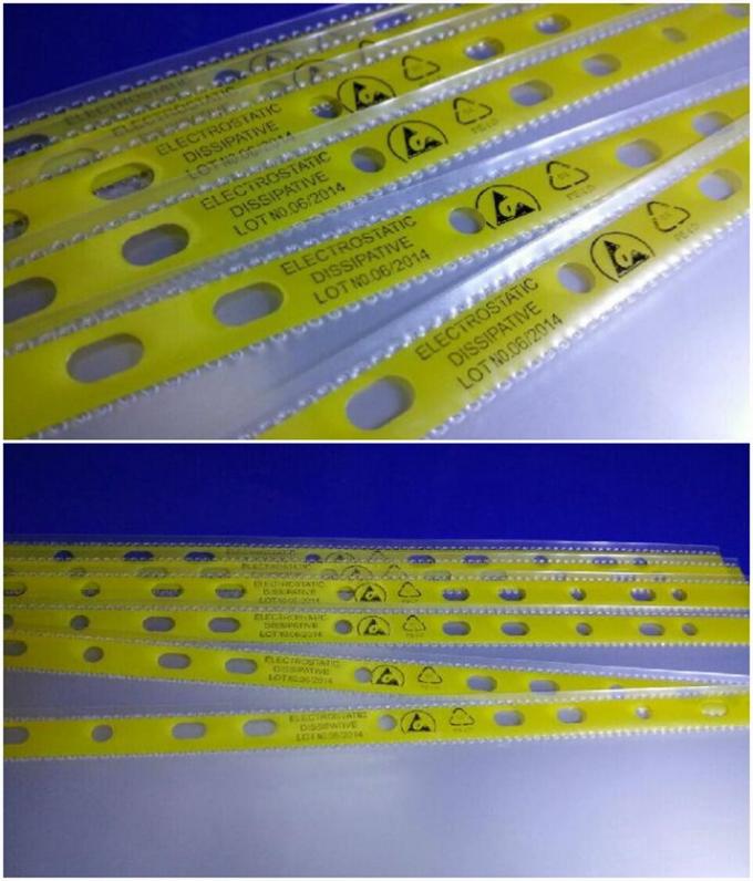 Polyethylene A4 A3 Esd Document Wallet 11 Holes File Wallet Soft Yellow Edges 0