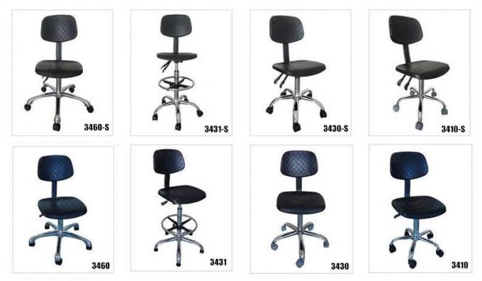 Weight Cap 300LBS EPA ESD Safe Chairs Static Dissipative Task Chair w/ Aluminum Castor 0
