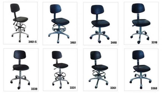Weight Cap 300LBS EPA ESD Safe Chairs Static Dissipative Task Chair w/ Aluminum Castor 1