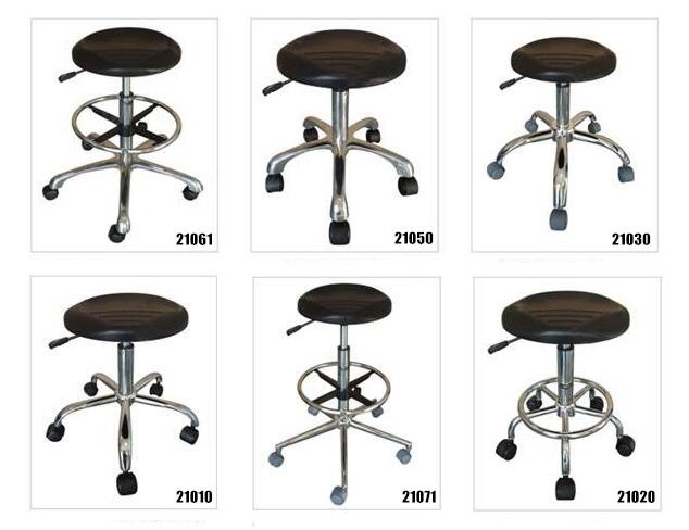 13.3 Inch ESD Cleanroom Chairs Stain Resistant Polyurethane Materials 360° Swivel 1