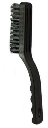 Teeth Shape ESD Safe Brush Conductive Plastic Handle With Synthetics Fibers 3