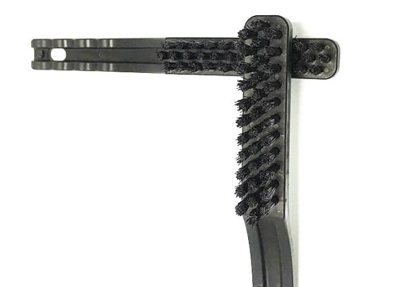 Teeth Shape ESD Safe Brush Conductive Plastic Handle With Synthetics Fibers 5