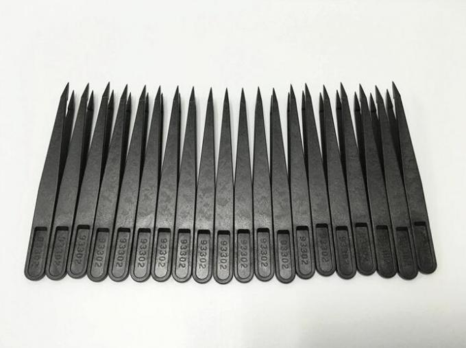Black Anti Static Tweezers Economic 933 Series Flat Tip Sharp Point All Available 9