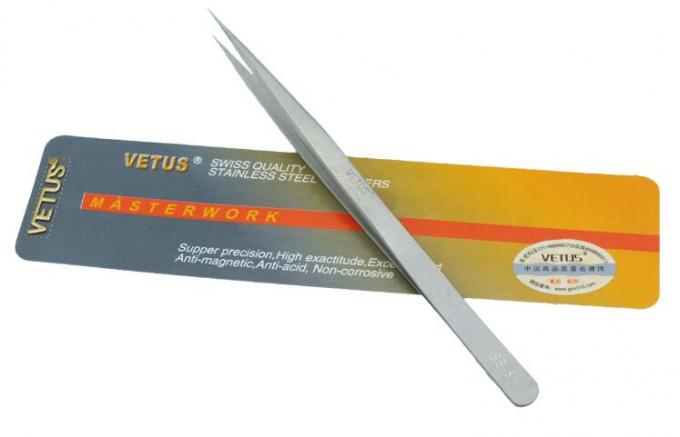 VETUS High Precision Stainless Steel Tweezer Anti Acid Non Corrosive 16