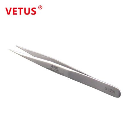 Flat Tip Sharp Point Curved Tip Stainless Steel Forceps Hardness Rockwell Rating 40 HRC 6