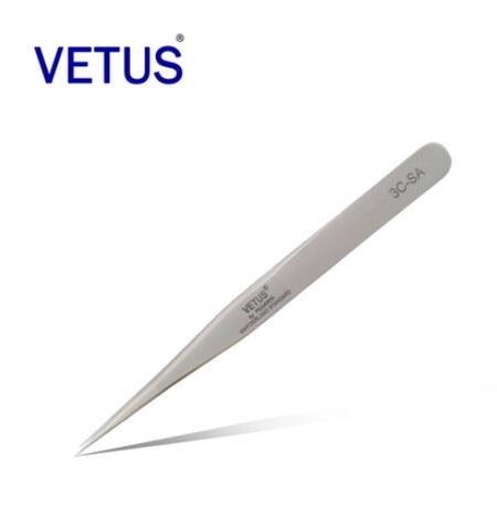 Flat Tip Sharp Point Curved Tip Stainless Steel Forceps Hardness Rockwell Rating 40 HRC 14