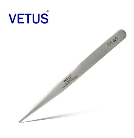 Anti Magnetic Non ESD Safe Tools Precision Tweezers Stainless Steel 6