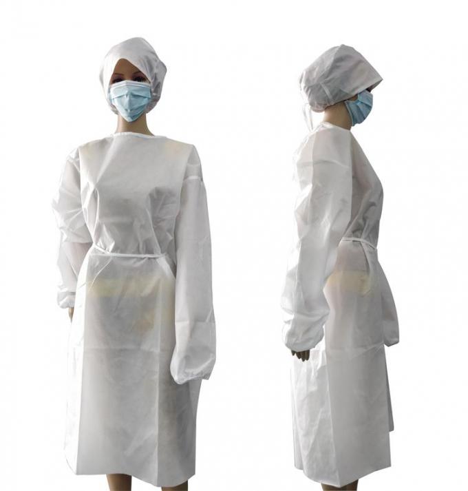120x140cm SMS Disposable Protective Isolation Gown 2