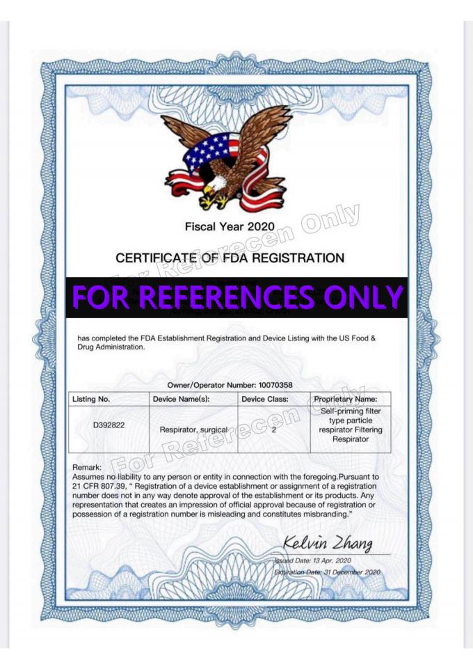 SGS Earloop 5 Ply KN95 Dust Particulate Face Mask 5