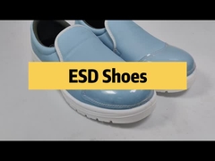 Cleanroom ESD Antistatic Safety Shoe Blue Steel Toe Breathable Anti Static Shoes