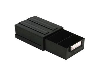 Black ESD Safe Storage Cabinets Drawers Anti Static Size 138x3x46 mm