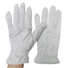 High Quality White Lint Free Soft Washable Work Polyester Gloves