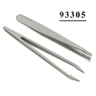 ESD Safe Tools Tiny Plastic Bend Tip Cosmetic Tweezers White