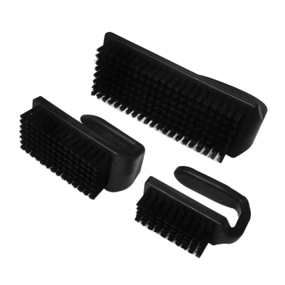 Nylon Bristles PCB Anti Static Cleaning ESD Brush Tool U Type Black Plastic