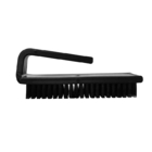 Nylon Bristles PCB Anti Static Cleaning ESD Brush Tool U Type Black Plastic