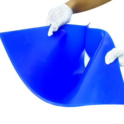 Blue Reusable Washable ESD Silicon Sticky Mat For Clean Rooms 3mm 5mm