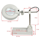 3x 5x 8x Magnifier Desktop Magnifying LED Lamp ESD Safe Tools