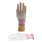 Knitted Work Safety Gloves Dust Free 100% Polyester For Cleanroom
